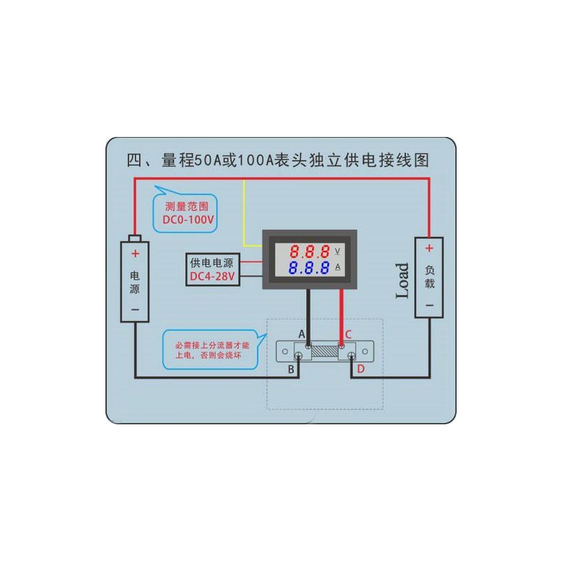 شنت جریان DC مستقیم 50 آمپر شنت جریان DC مستقیم 50 آمپر