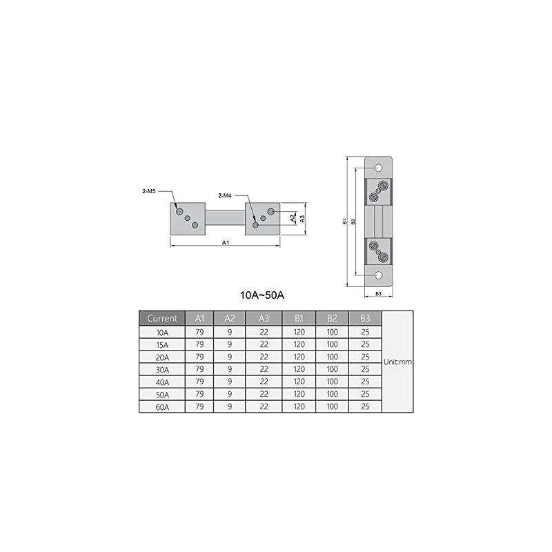 شنت جریان DC مستقیم 50 آمپر شنت جریان DC مستقیم 50 آمپر