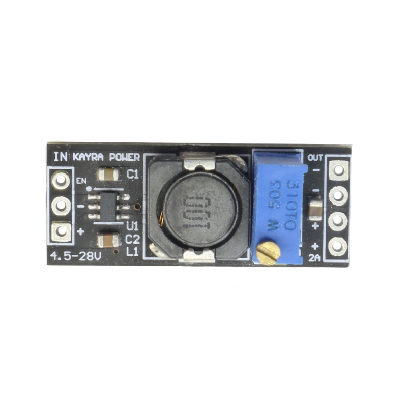 ماژول DC-DC کاهنده سینکرونوس فرکانس بالا 2 آمپری Kayra Power با تراشه Texas Instrument