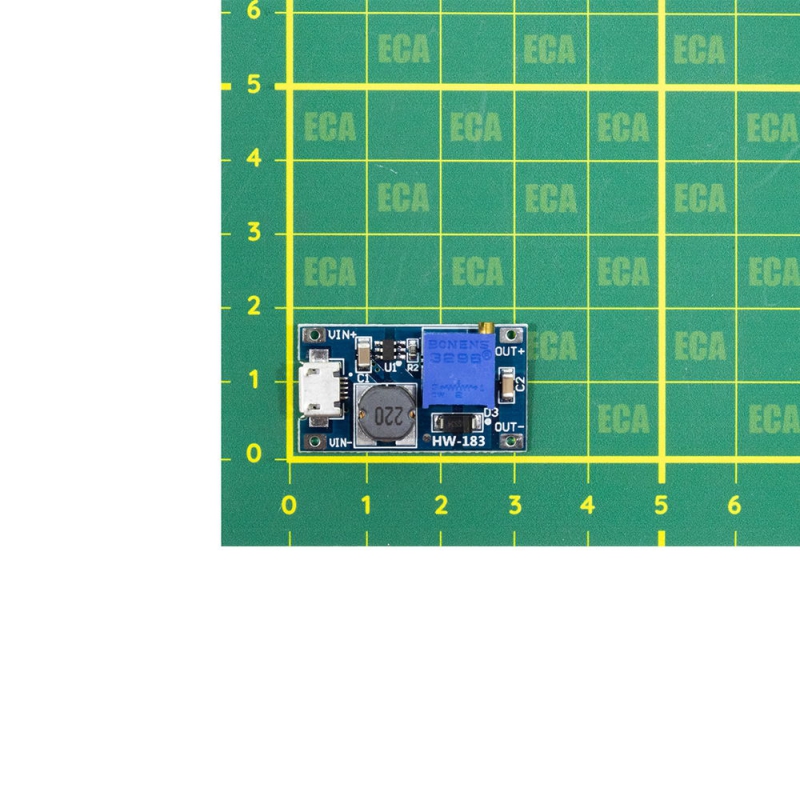 ماژول رگولاتور DC-DC افزاینده 2 آمپر با ورودی میکرو USB