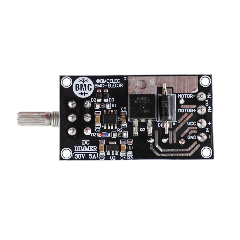 کنترلر دور موتور DC مدل LM555 متغیر 30v جریان 5A