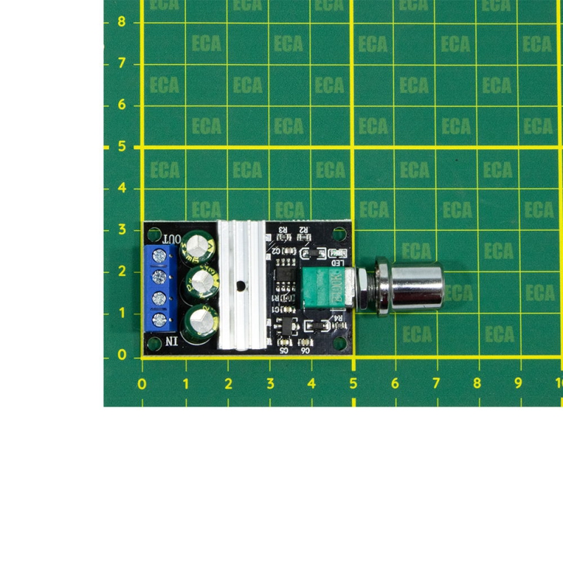 ماژول کنترل دور موتور DC دارای خروجی PWM با ولتاژ 6V الی 28V