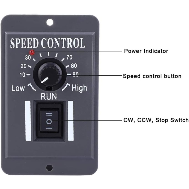 کنترلر دور موتور DC روپنلی با خروجی PWM مدل CCM2US