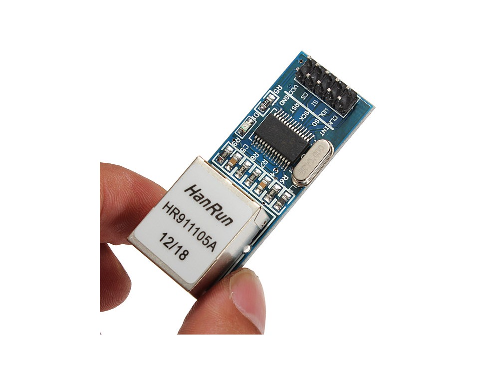 ماژول شبکه ENC28J60 مدل مینی