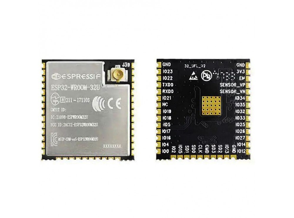 ماژول وای فای ESP32-WROOM-32U دارای بلوتوث
