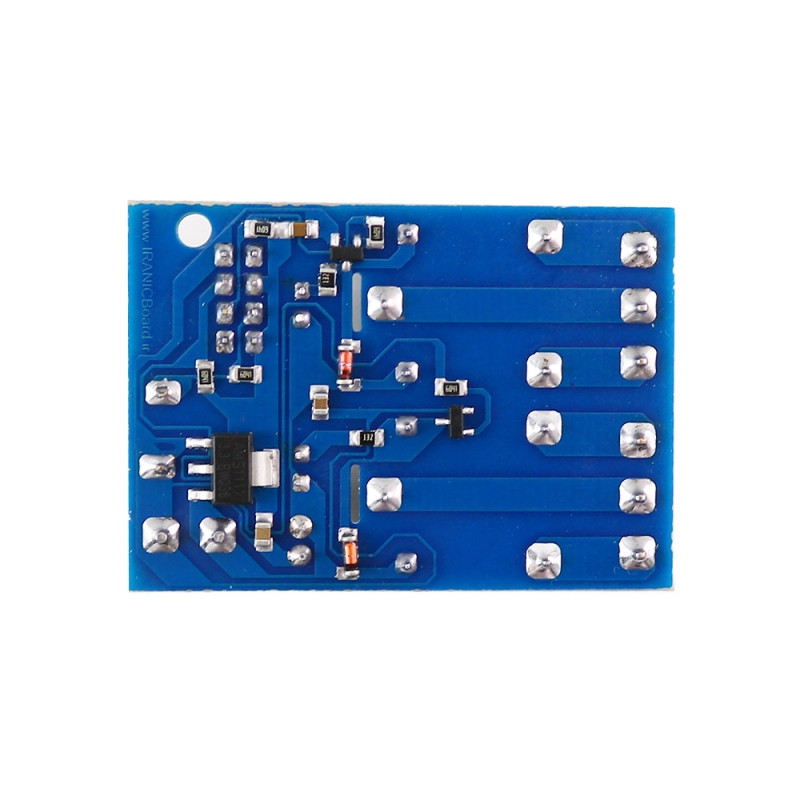 برد توسعه ماژول ESP8266 دو رله 5 ولت مخصوص هوشمند سازی ایرانیک برد توسعه ماژول ESP8266 دو رله 5 ولت مخصوص هوشمند سازی ایرانیک