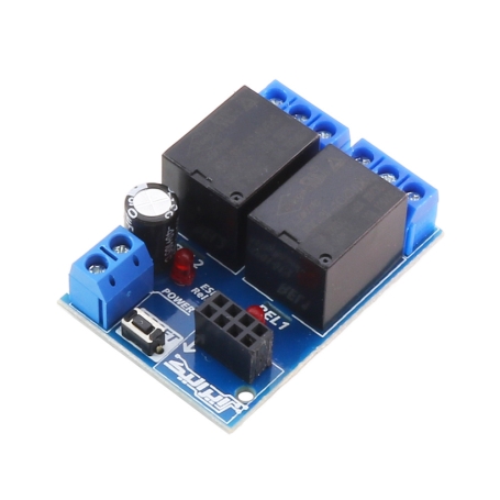 برد توسعه ماژول ESP8266 دو رله 5 ولت مخصوص هوشمند سازی ایرانیک برد توسعه ماژول ESP8266 دو رله 5 ولت مخصوص هوشمند سازی ایرانیک