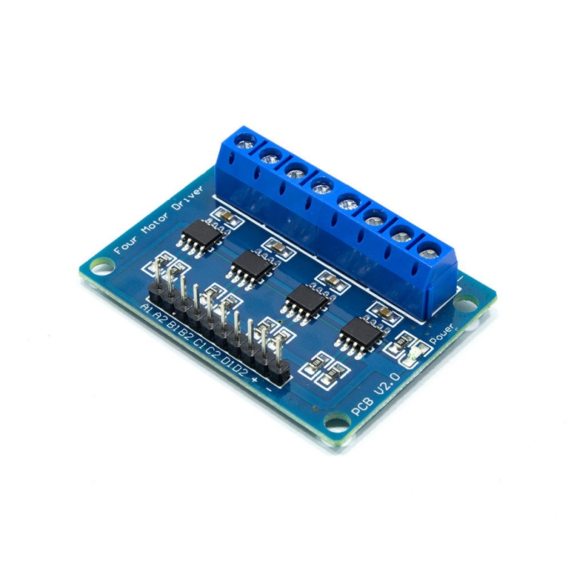 ماژول درایور موتور چهار کاناله H-Bridge برای استپ موتور و موتور DC