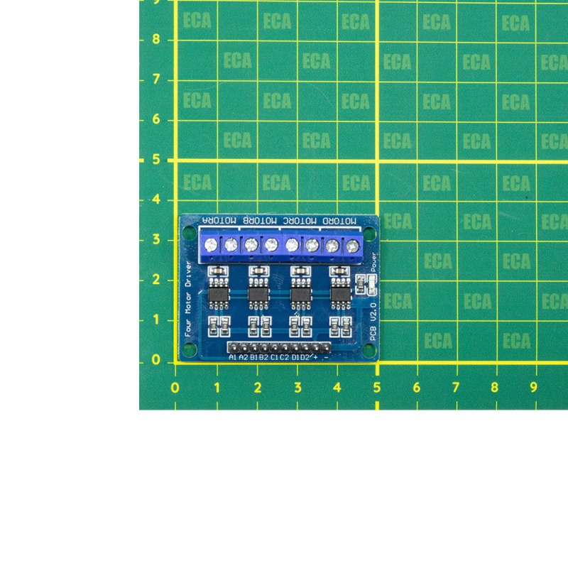ماژول درایور موتور چهار کاناله H-Bridge برای استپ موتور و موتور DC
