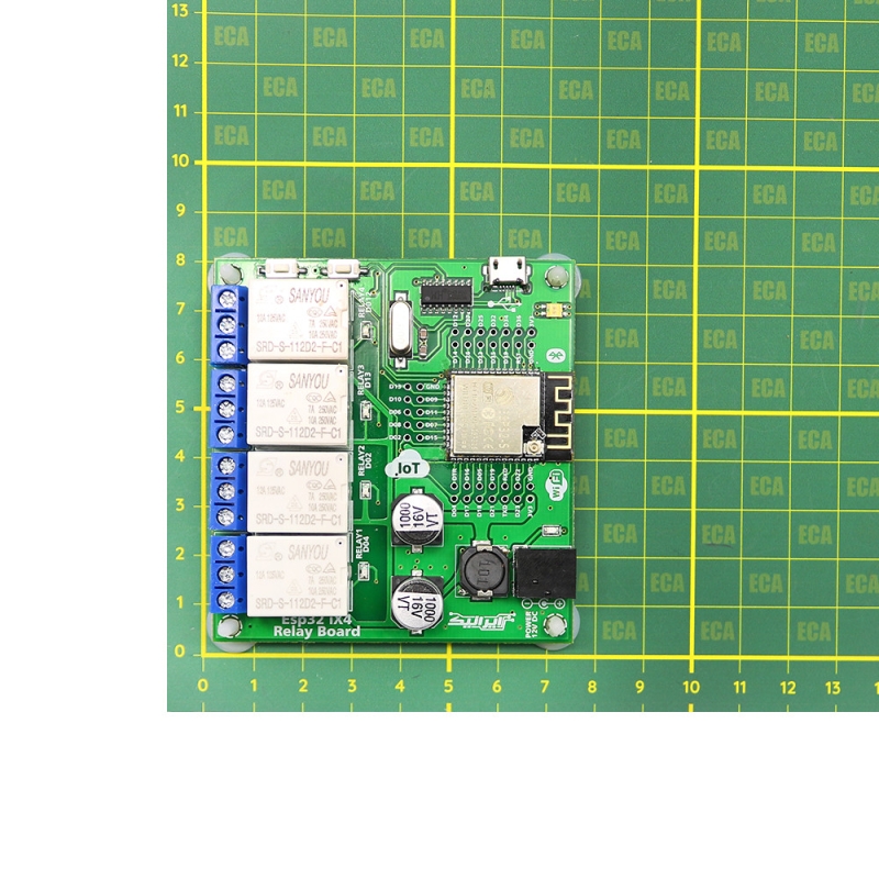 برد کاربردی صنعتی چهار رله IOT بر اساس ماژول ESP32