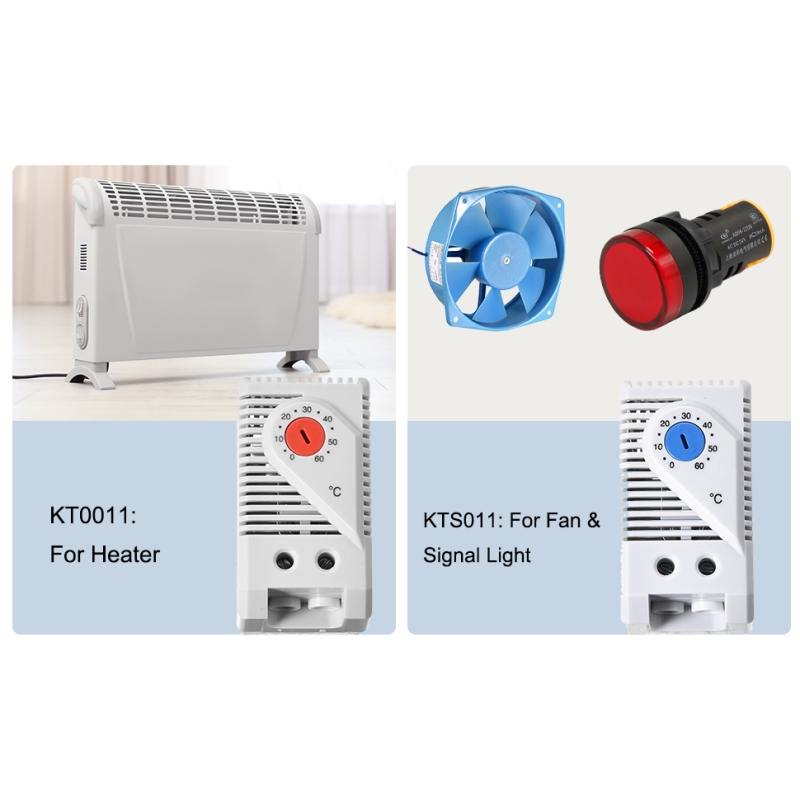 ترموستات سرمایشی ریلی تابلویی KTS-011