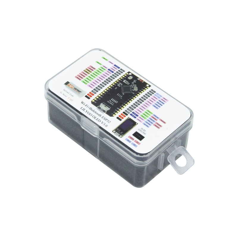 برد توسعه LILYGO ESP32 ورژن 3 با نمایشگر 0.96 اینچ OLED دارای هسته وایفای و بلوتوث