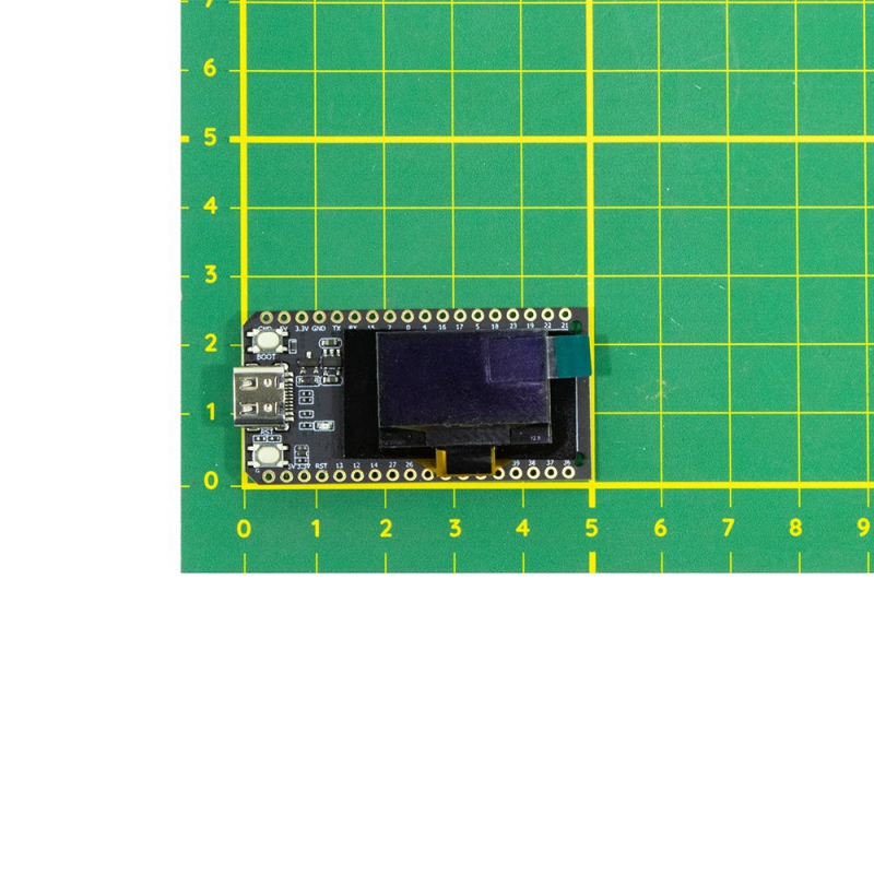 برد توسعه LILYGO ESP32 ورژن 3 با نمایشگر 0.96 اینچ OLED دارای هسته وایفای و بلوتوث