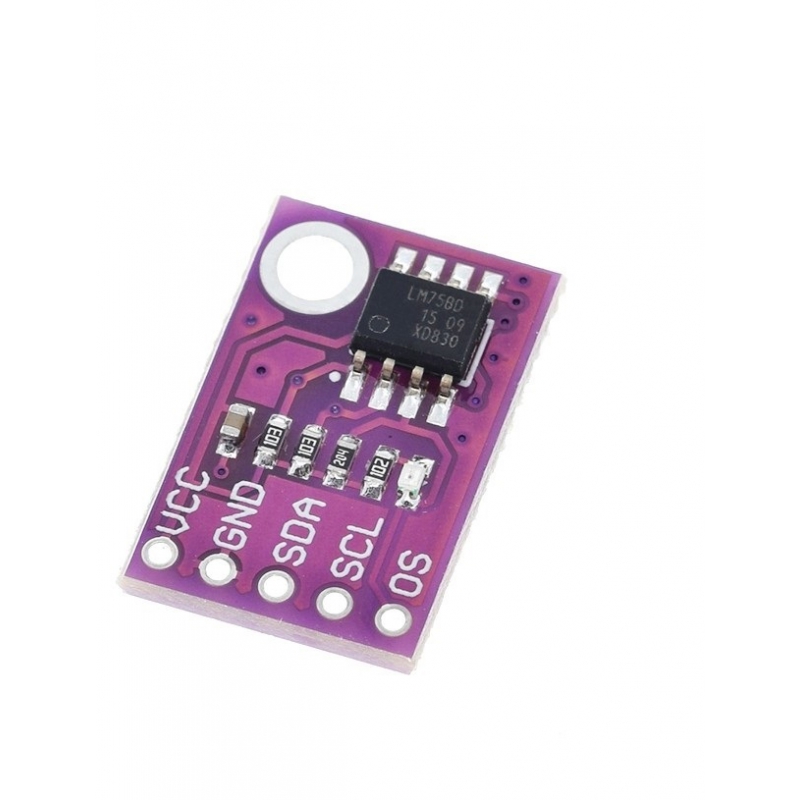ماژول سنسور دمای LM75 دارای پروتکل I2C