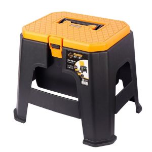 جعبه ابزار و صندلی چهارپایه پلاستیکی مهر MEHR مدل استپ STEP