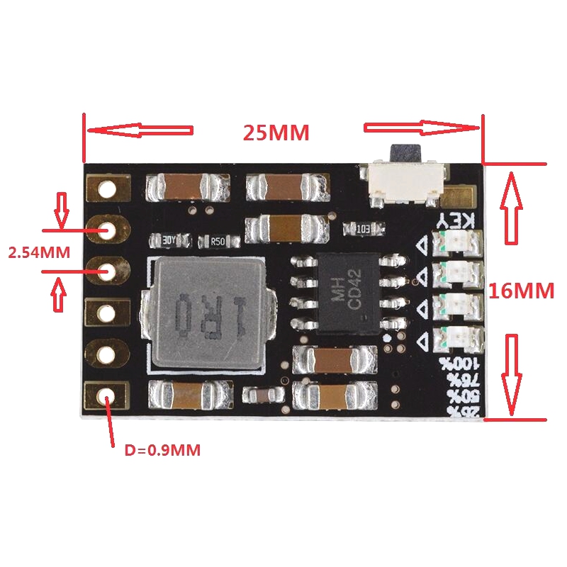 ماژول شارژ و دشارژ باتری لیتیومی MH-CD42