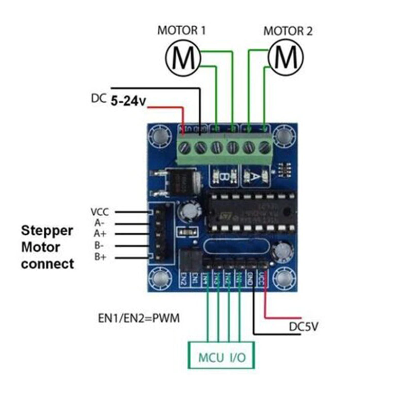 ماژول درایور موتور Mini L293D