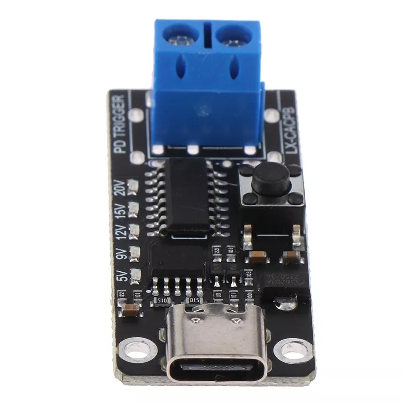 ماژول PD Decoy Trigger ولتاژ 5V/9V/12V/15v/20v پروتکل PD/QC با خروجی ترمینال