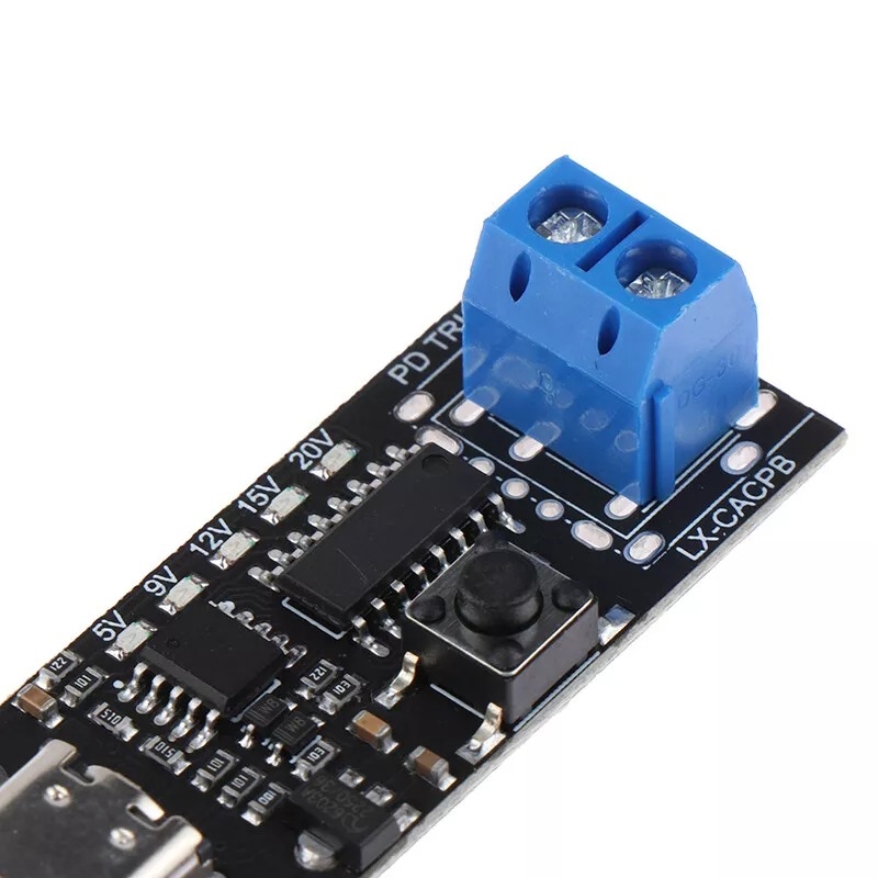 ماژول PD Decoy Trigger ولتاژ 5V/9V/12V/15v/20v پروتکل PD/QC با خروجی ترمینال
