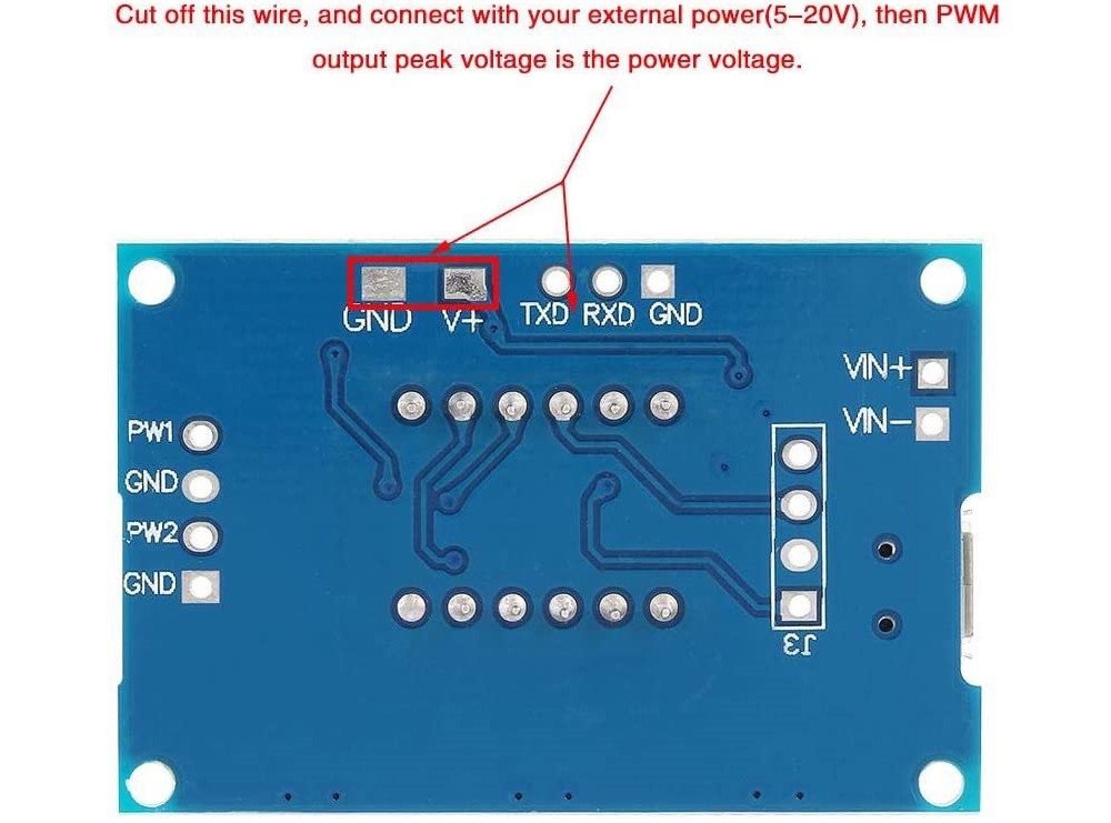 ماژول PWM ژنراتور دو کاناله به همراه نمایشگر
