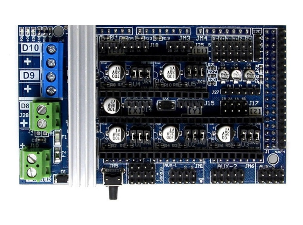 کنترلر پرینتر سه بعدی RAMPS ورژن 1.6 - RepRap