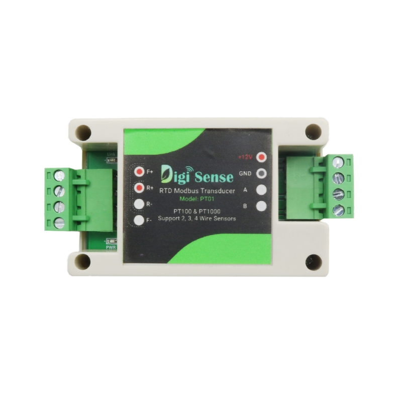 ترانسمیتر دما RTD به مدباس DS-PT01 با سنسور PT100