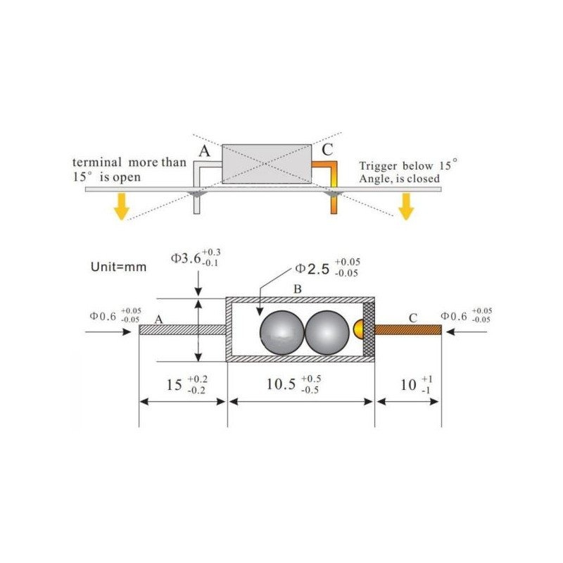 سنسور لرزش و ویبره SW-200D