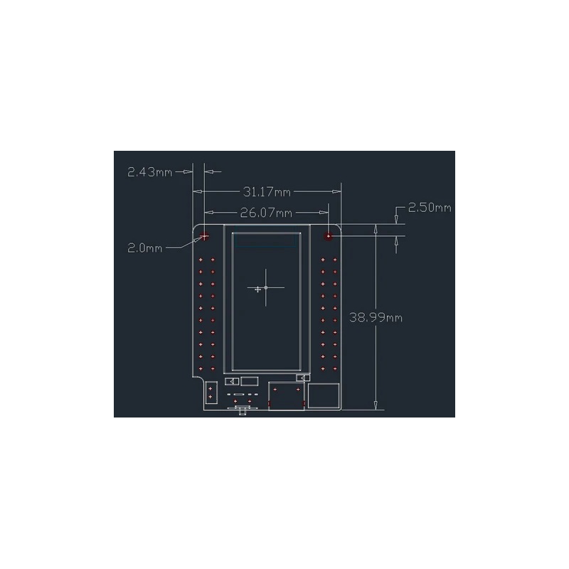 برد توسعه T7 Mini32 V1.5 با هسته ESP32-WROVER-E دارای بلوتوث و وایفای داخلی