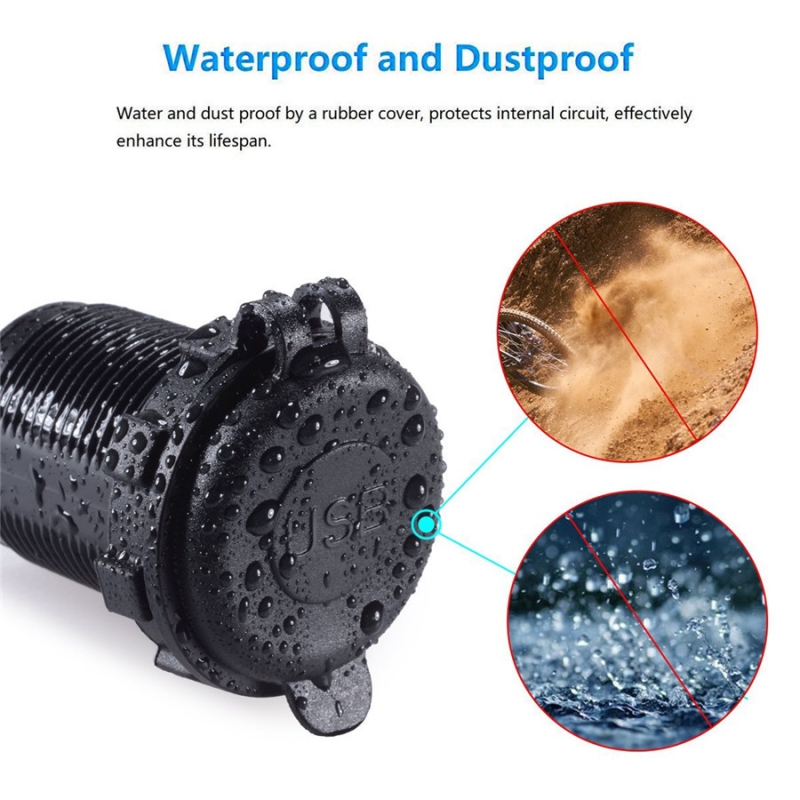 شارژر USB خودرویی روپنلی گرد دو خروجی 2.1 آمپر