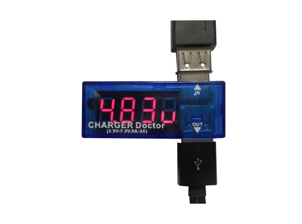 تستر USB TESTER و مانیتورینگ شارژ