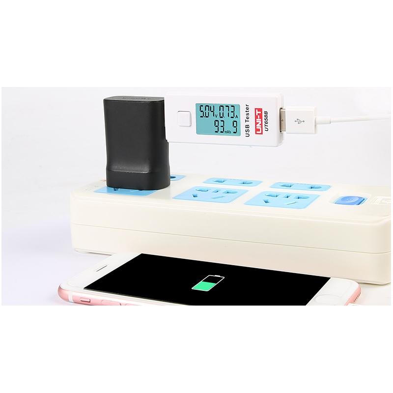تستر USB TESTER و مانیتورینگ شارژ مارک UNI-T مدل UT658B