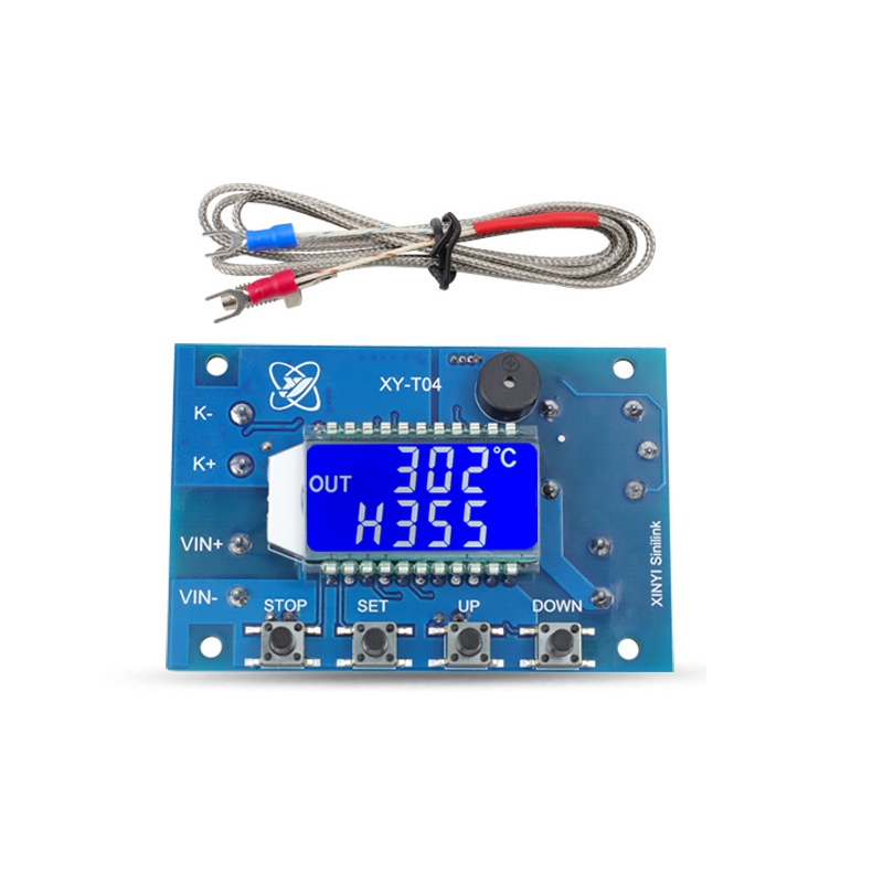 ماژول ترموستات دیجیتال WY-T04 دارای نمایشگر با قابلیت کنترل از راه دور