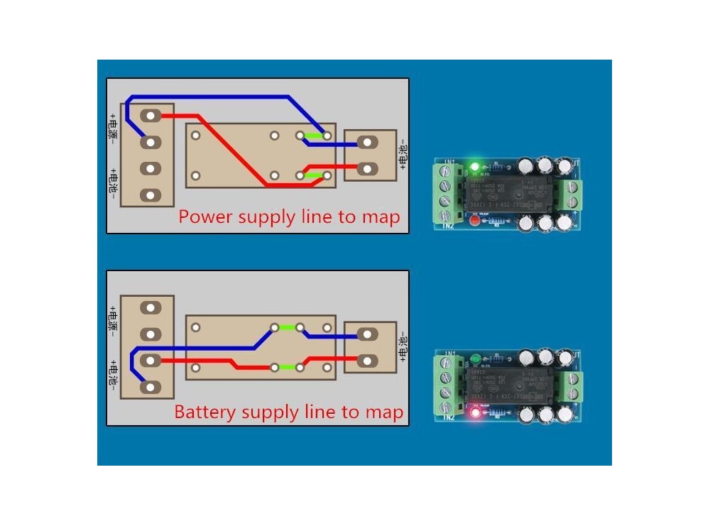 ماژول بک آپ باتری با سوئیچ اتوماتیک مدل XH-M350