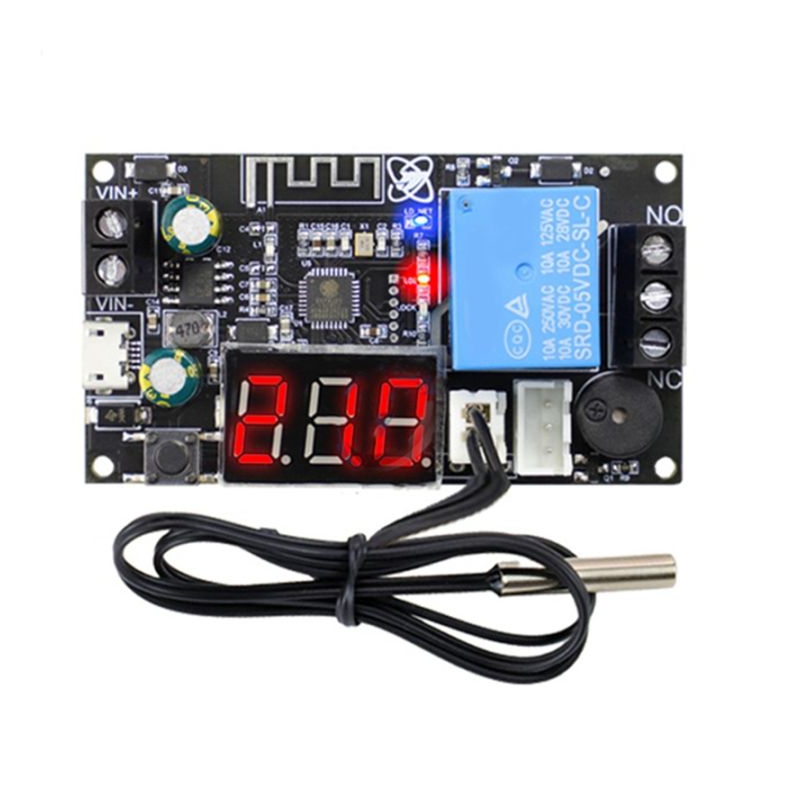 ماژول ترموستات دیجیتال XY-WFTX دارای نمایشگر و قابلیت کنترل دما از راه دور