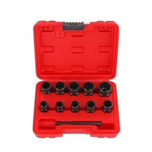 آچار بکس برای پیچ هرز شده یا گرد شده زد کا تولز مدل zk-11 مجموعه 11 عددی