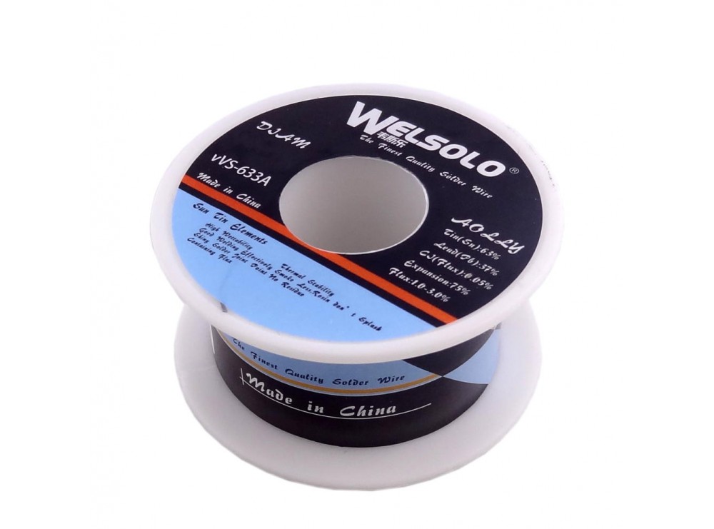 سیم لحیم 0.4mm 40gr مارک Welsolo