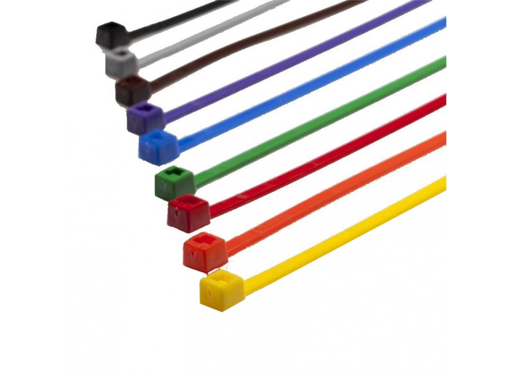 مجموعه 10 عددی بست کمری سفید 3x100mm بسته100 تایی