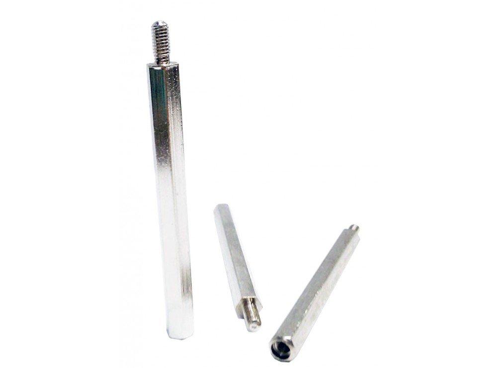 مجموعه 10 عددی اسپیسر فلزی 55mm FM مجموعه 10 عددی اسپیسر فلزی 55mm FM