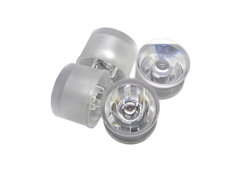 مجموعه 10 عددی لنز و هولدر یکپارچه LED 15^ 20mm