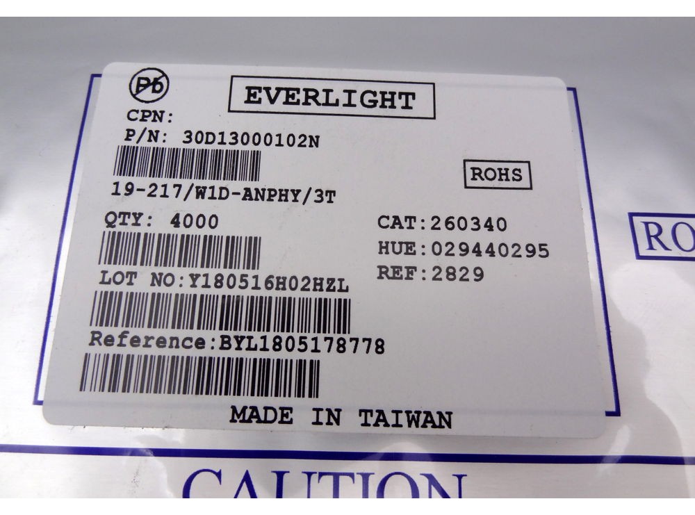 مجموعه 10 عددی LED سفید مهتابی SMD پکیج 0603 مجموعه 10 عددی LED سفید مهتابی SMD پکیج 0603