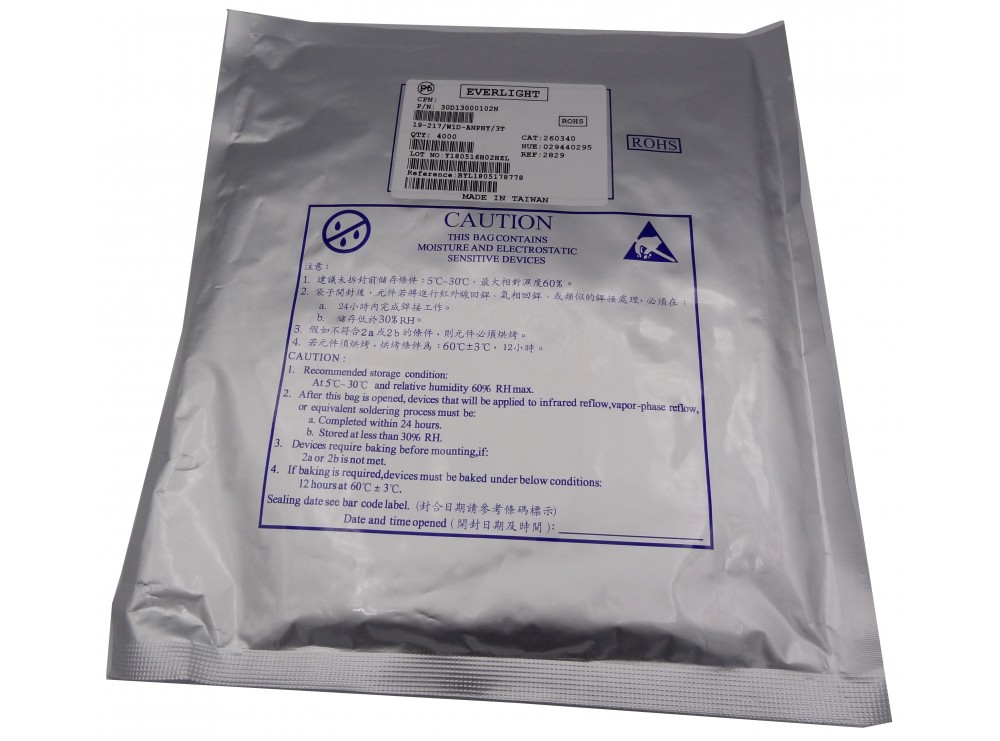 مجموعه 10 عددی LED سفید مهتابی SMD پکیج 0603 مجموعه 10 عددی LED سفید مهتابی SMD پکیج 0603