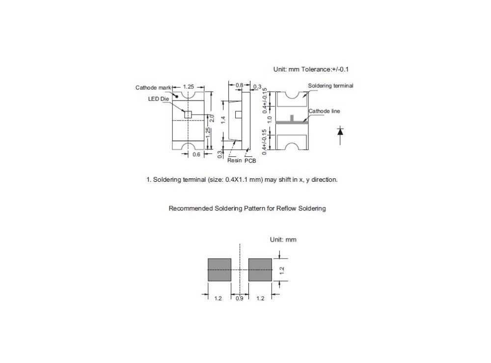مجموعه 10 عددی SMD LED آبی پکیج 0805 مجموعه 10 عددی SMD LED آبی پکیج 0805