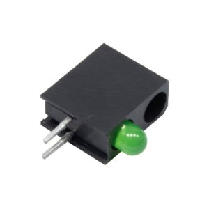 مجموعه 100 عددی LED قابدار تکی سبز رایت 3mm مدل 1x2