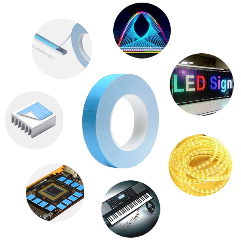 چسب بک لایت سیلیکون دوطرفه عرض 10mm حلقه 25متری