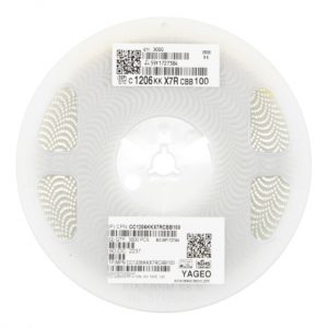 خازن 10pF 1KV پکیج 1206 SMD رول3000 عددی