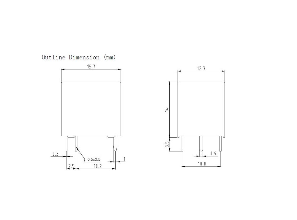 مجموعه 11 عددی رله 5V بچه میلون T78 مارک LIMING کد T78-5VDC