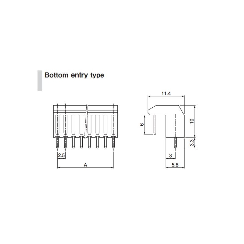 مجموعه 116 عددی کانکتور نری بورد به بورد 5 پین