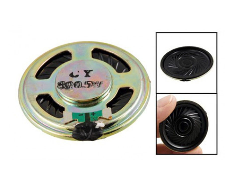 مجموعه 12 عددی بلندگو - اسپیکر 8 اهم 0.5 وات قطر 40mm مجموعه 12 عددی بلندگو - اسپیکر 8 اهم 0.5 وات قطر 40mm