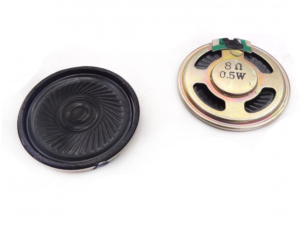 مجموعه 12 عددی بلندگو - اسپیکر 8 اهم 0.5 وات قطر 40mm مجموعه 12 عددی بلندگو - اسپیکر 8 اهم 0.5 وات قطر 40mm