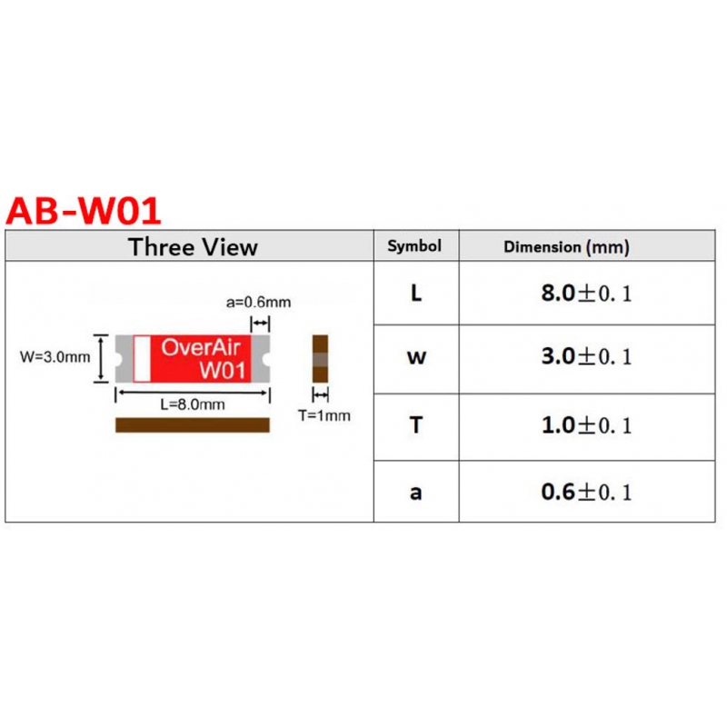 مجموعه 12 عددی آنتن سرامیکی AB-W01 فرکانس 2.4GHZ / 5.8GHZ مجموعه 12 عددی آنتن سرامیکی AB-W01 فرکانس 2.4GHZ / 5.8GHZ